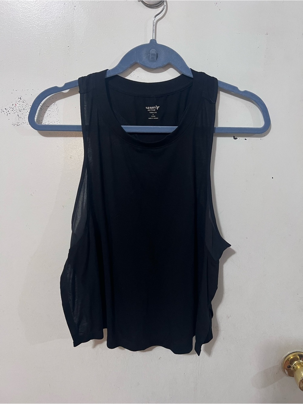 Old Navy Black Women's Sleeveless Muscle Tank